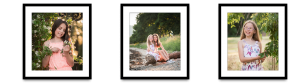 framed portrait of sister Life in Focus Portraits child photographer Cardross Dumbarton