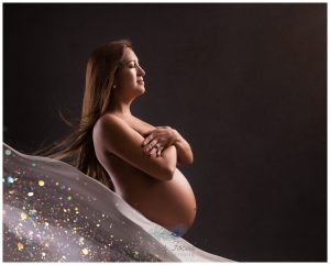Bump photoshoot semi nude artistic maternity photography Life in Focus Portraits pregancy photography Rhu Helensburgh