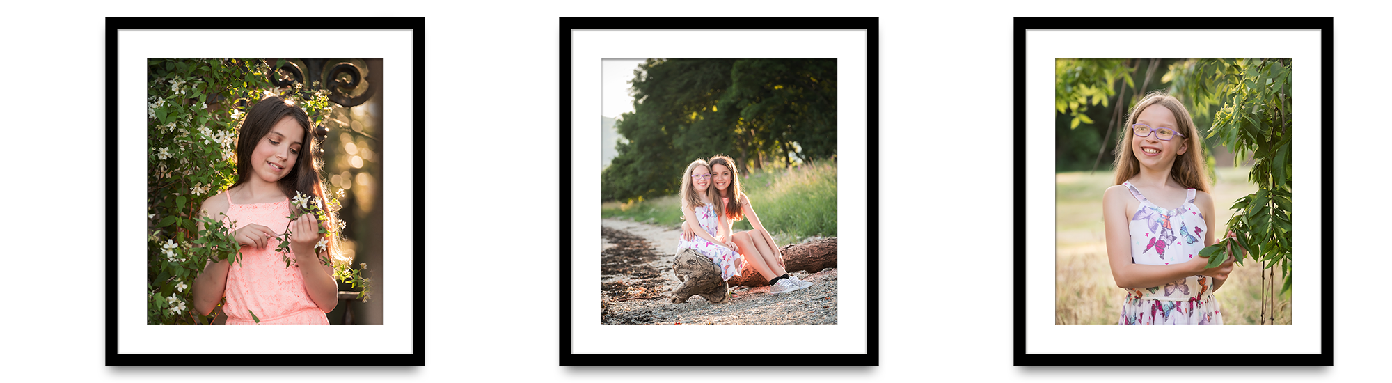 framed portrait of sister Life in Focus Portraits child photographer Cardross Dumbarton