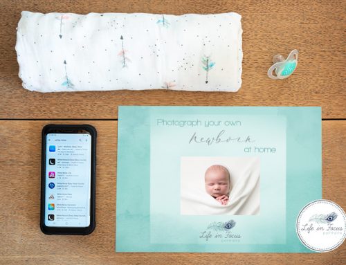 Photographing your newborn baby at home