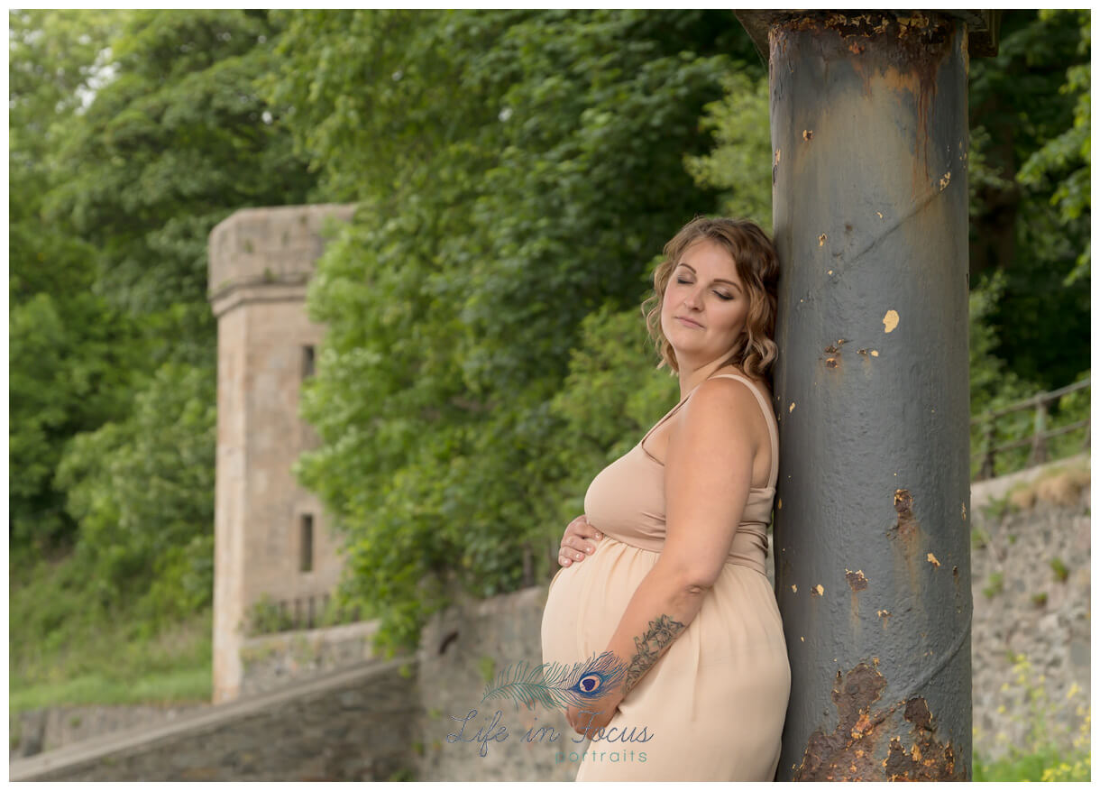 pregnancy photoshoots outdoor mum to be photo sessions Life in Focus Portraits maternity photographer Rhu Garelochhead ARgyll and Bute