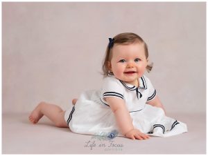 tummy time baby milestone photos Life in Focus Portraits baby photographer Rhu Helensburgh