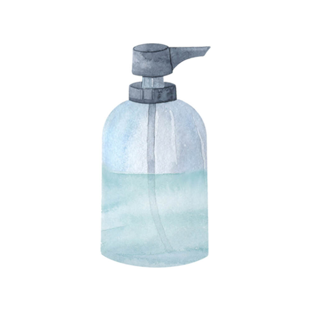 Newborn photography studio hygiene practices hand sanitiser Life in Focus Portraits baby photographer Rhu Helensburgh Newborn photography studio hygien