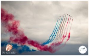 Red Arrrows Scottish Air Show Life in Focus Portraits Guild of professional photographers award winner Cardross photographer