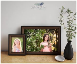 framed photos of sisters Life in Focus Portraits Helensburgh family photographer Cardross Dumbarton Balloch