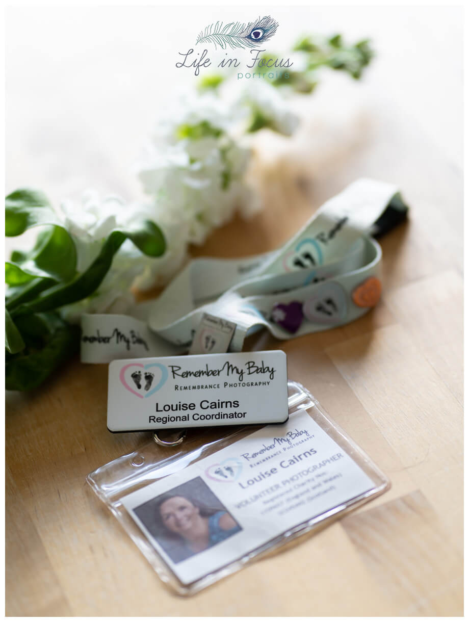 photo of Remember my Baby volunteer badge Life in Focus Portraits baby photographer Helensburgh photo of Remember my Baby volunteer badge Life in Focus Portraits baby photographer Helensburgh